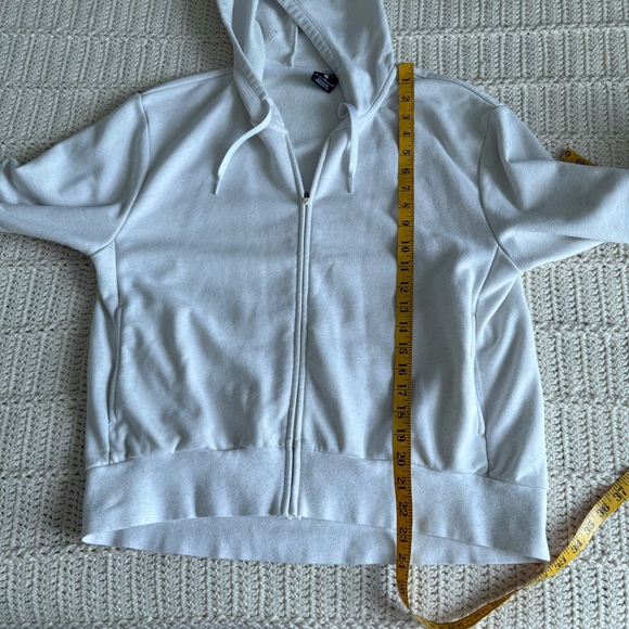 Nike Women's Get Fit Fleece Full Zip Dri-Fit Cotton Blend Hoodie Size Medium - Picture 6 of 9